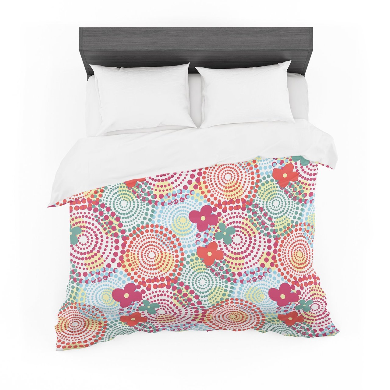 Louise Machado ‘Balls’ Red Blue Cotton3D Customized Duvet Cover Bedding Sets