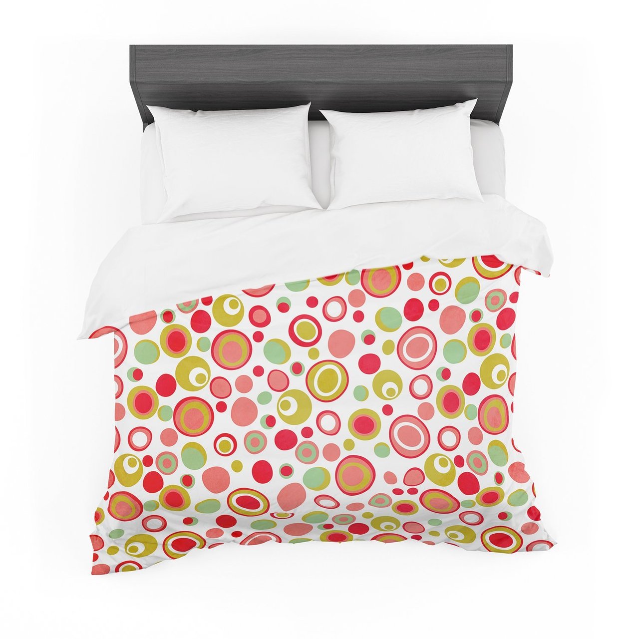 Louise Machado ‘Bubbles’ Warm Circles Featherweight3D Customized Duvet Cover Bedding Sets