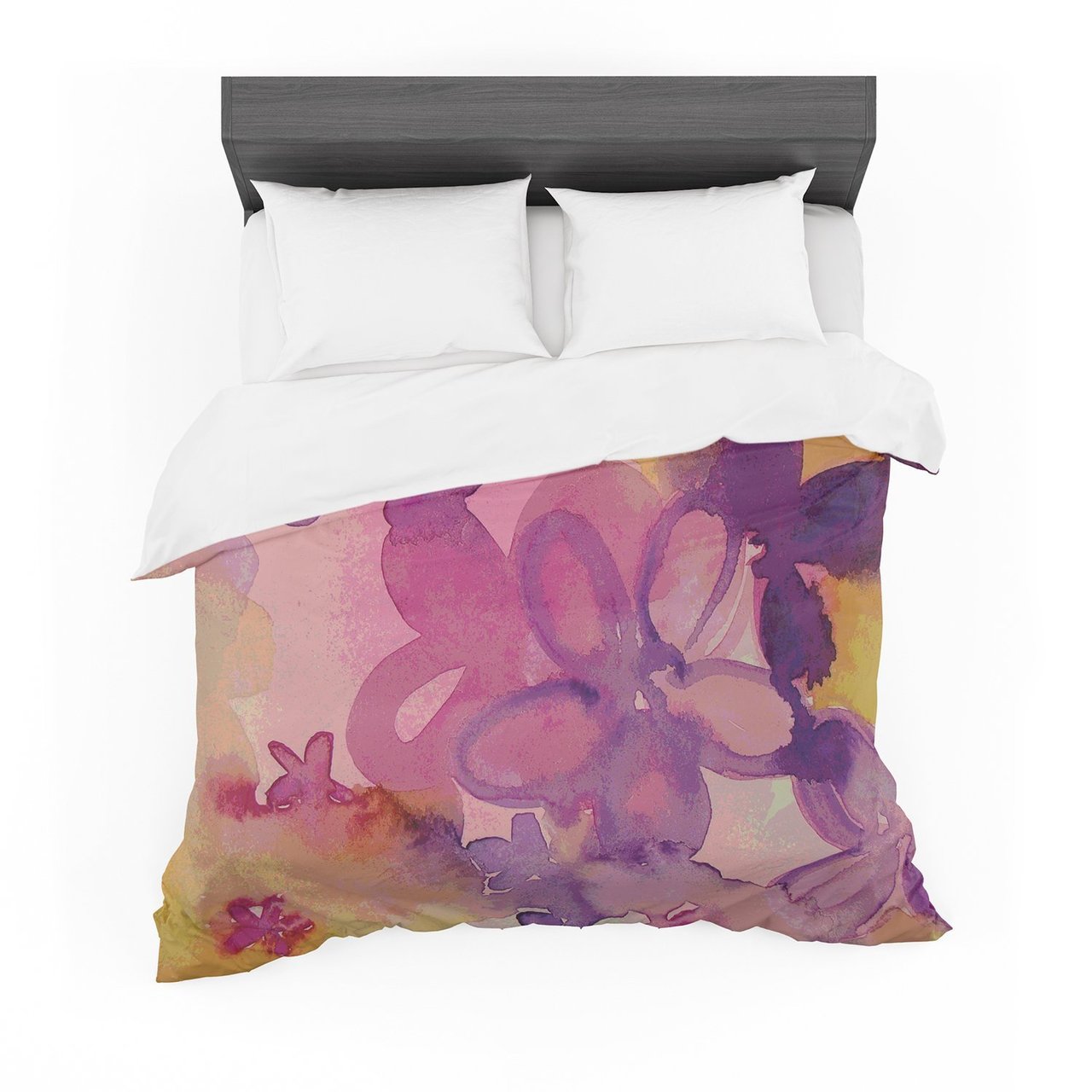 Louise Machado ‘Dissolved Flowers’ Cotton3D Customized Duvet Cover Bedding Sets