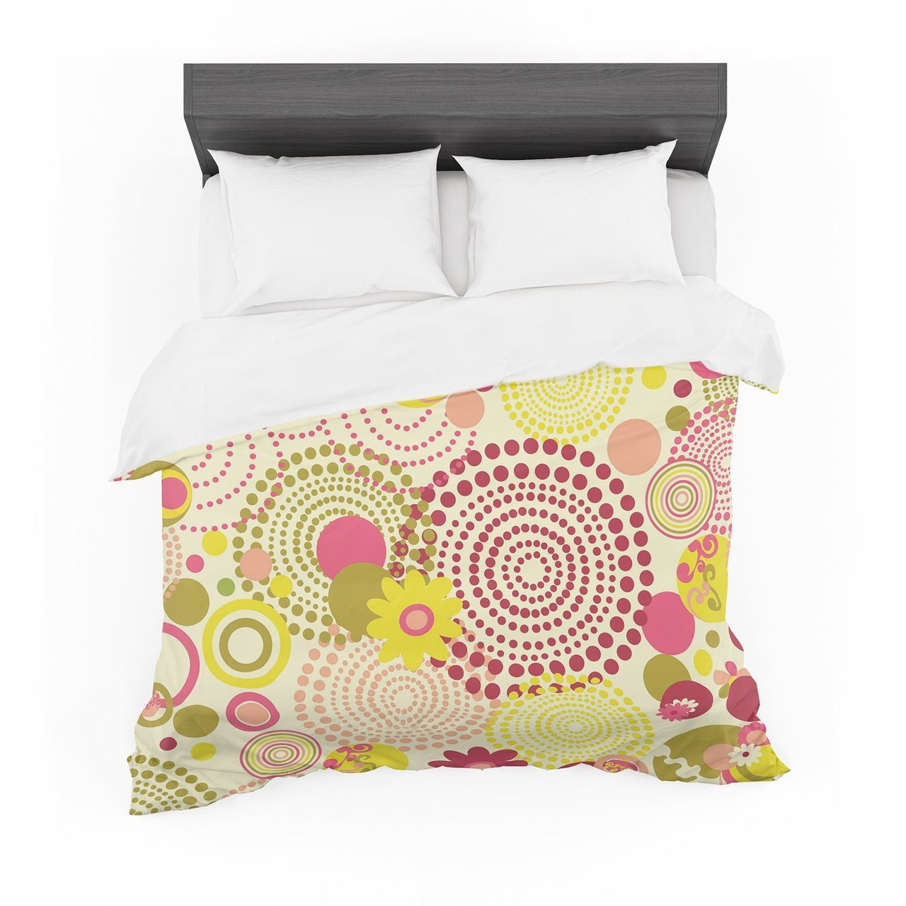 Louise Machado ‘Poa’ Yellow Red Featherweight3D Customized Duvet Cover Bedding Sets