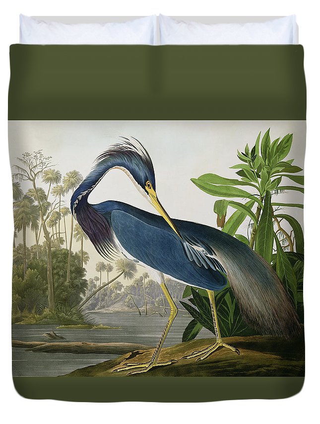 Louisiana Heron 3D Customized Duvet Cover Bedding Sets