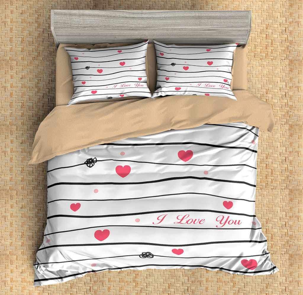 Love 10 3D Customized Duvet Cover Bedding Sets