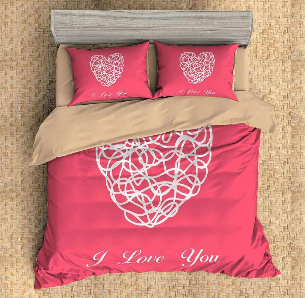 Love 13 3D Customized Duvet Cover Bedding Sets