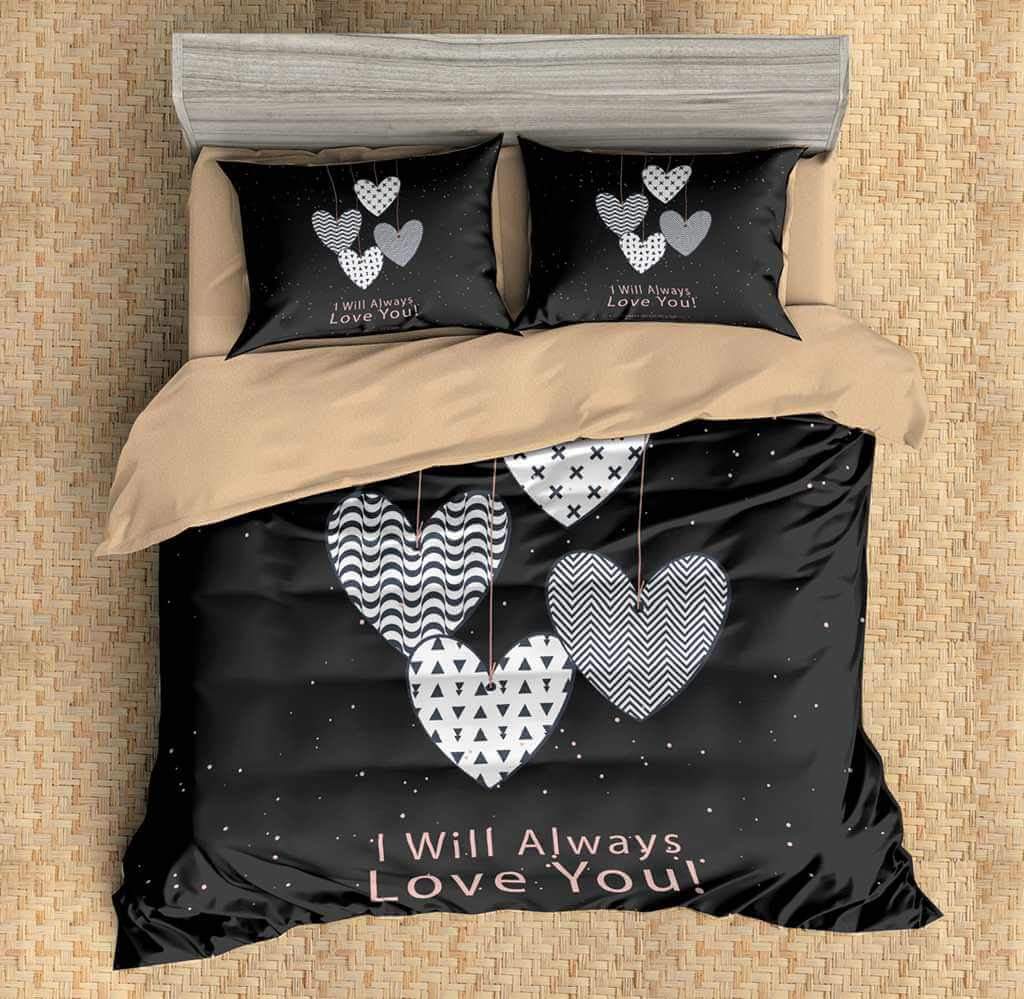 Love 2 3D Customized Duvet Cover Bedding Sets