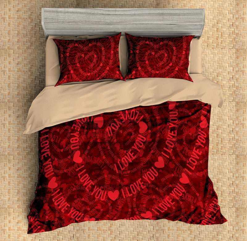 Love 6 3D Customized Duvet Cover Bedding Sets