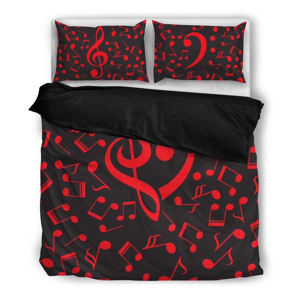 Love Musical Notespecial Colour Edition3D Customized Duvet Cover Bedding Sets