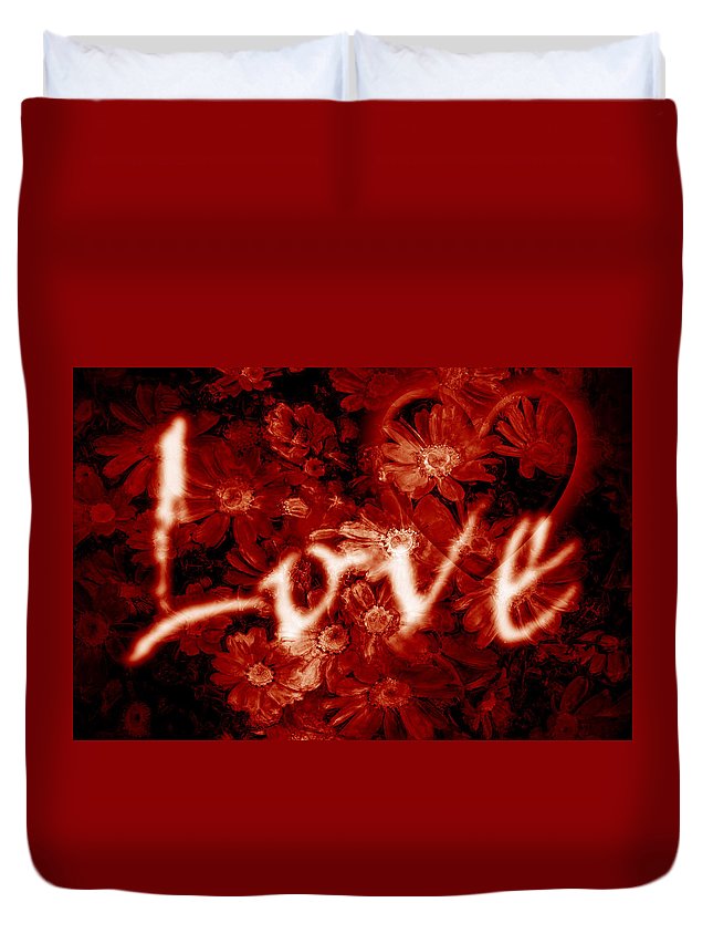 Love With Flowers 3D Customized Duvet Cover Bedding Sets