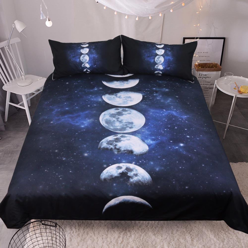 Lunar Phases Bedding Set