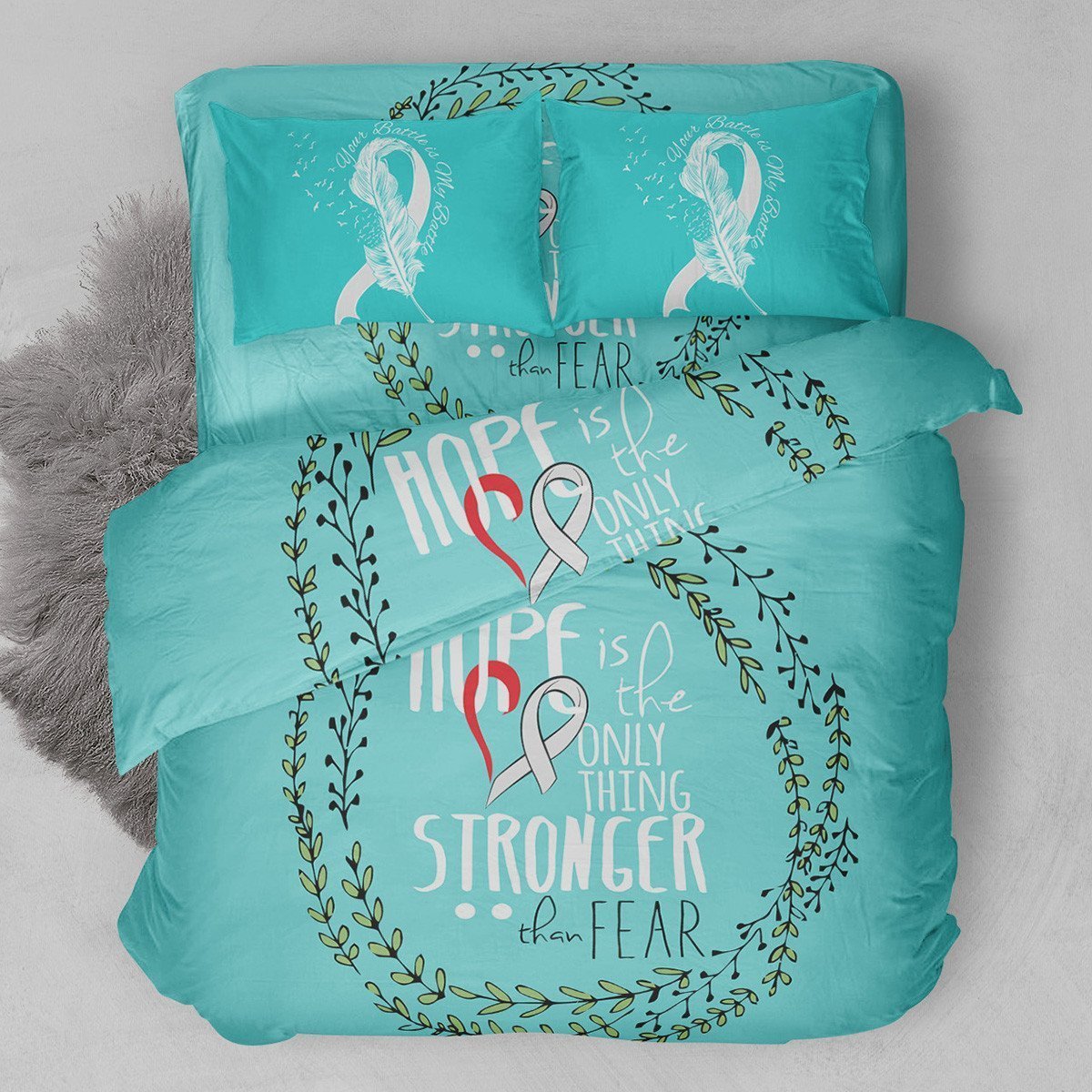 Lung CanCer Bedding Set