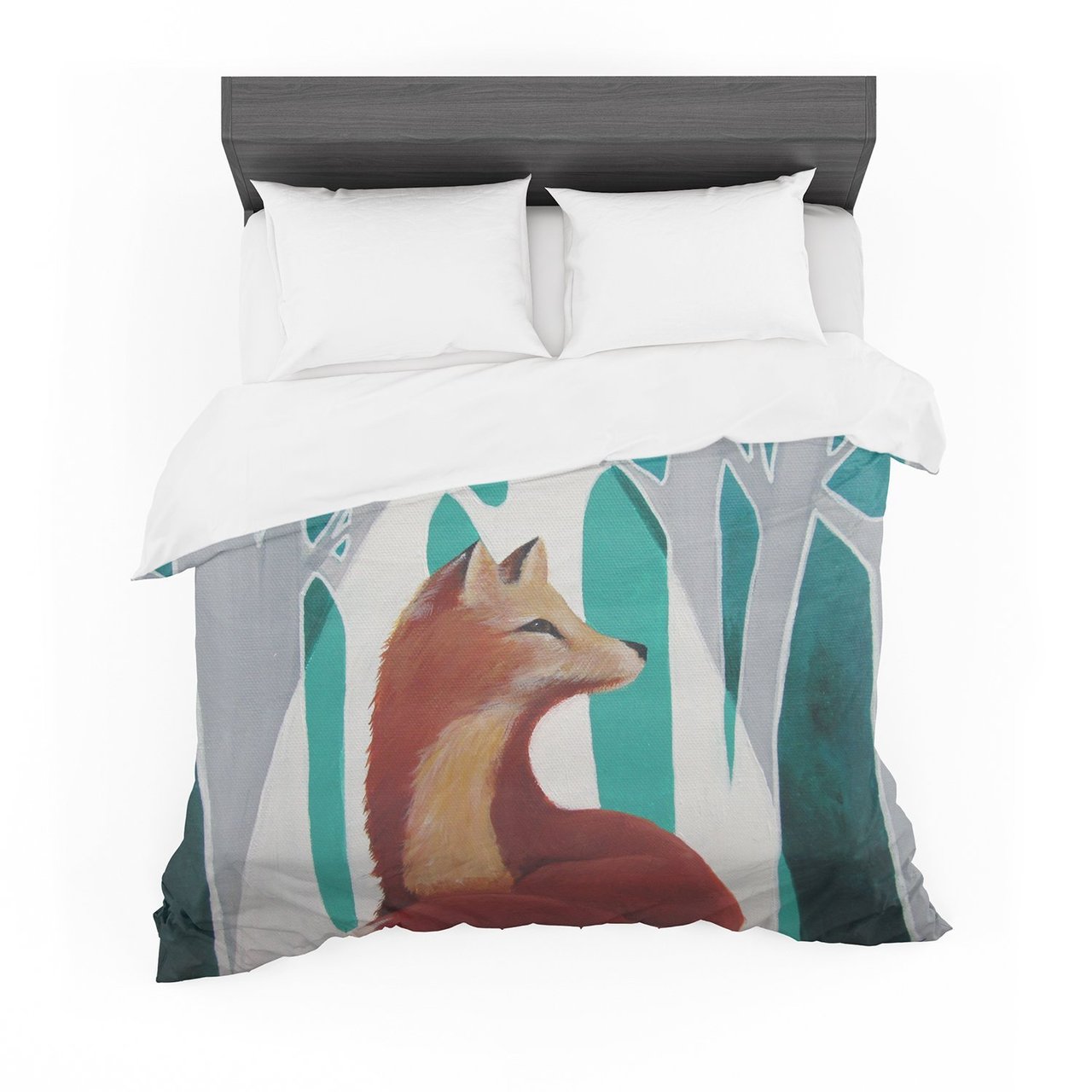 Lydia Martin ‘Fox Forest’ Cotton3D Customized Duvet Cover Bedding Sets