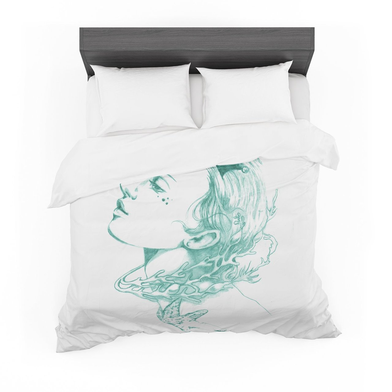 Lydia Martin ‘Queen of theea Green’ Cotton3D Customized Duvet Cover Bedding Sets