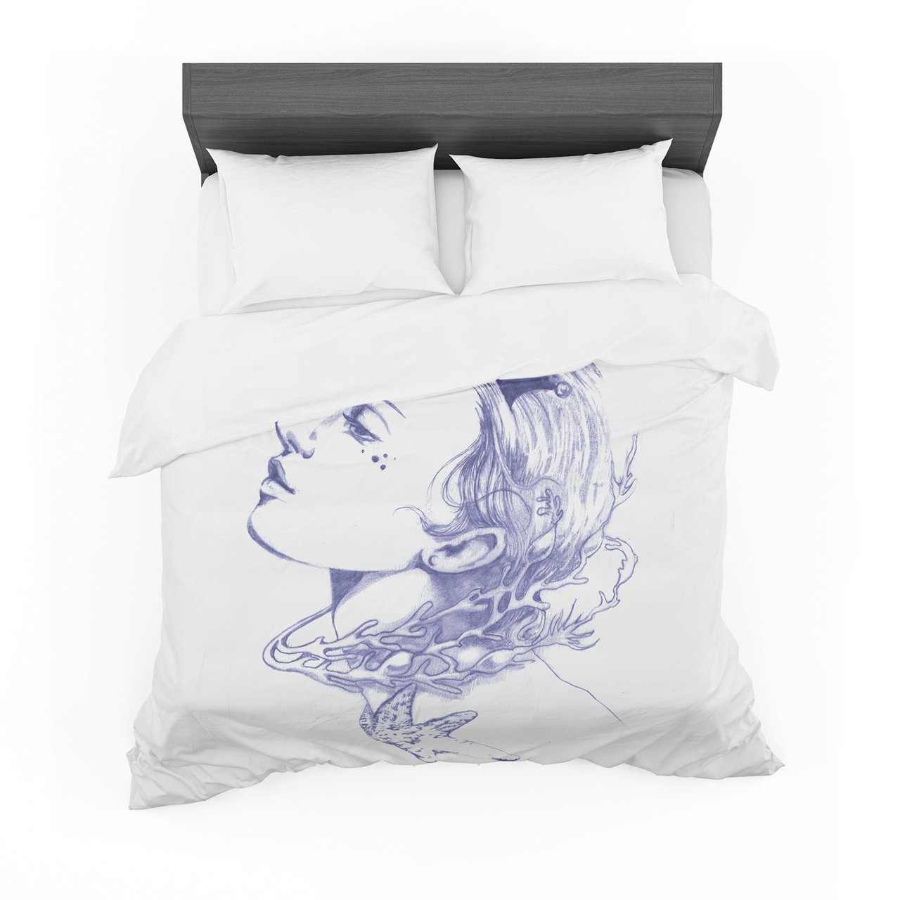 Lydia Martin ‘Queen of theea Purple’ Cotton3D Customized Duvet Cover Bedding Sets