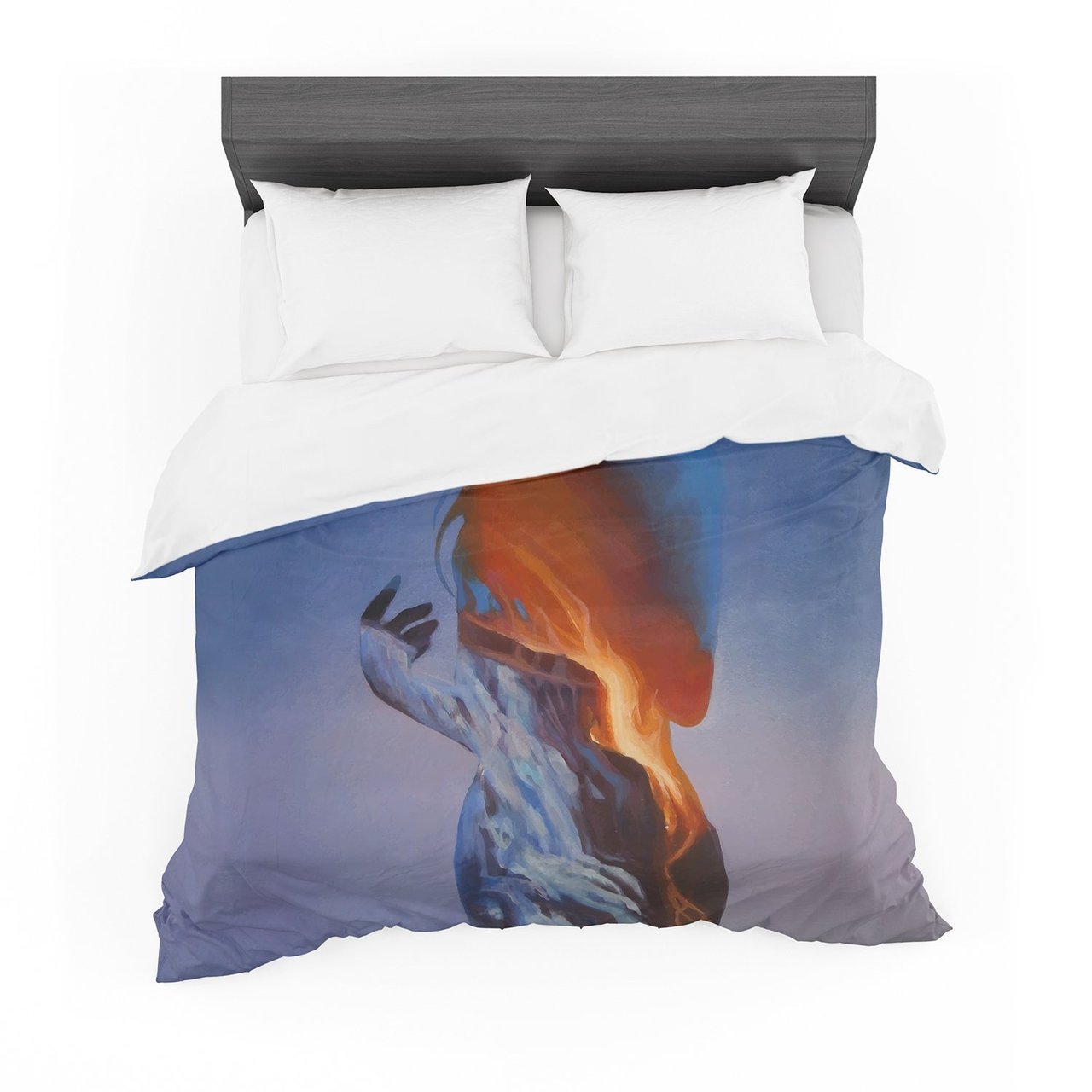 Lydia Martin ‘Volcano Girl Blue’ Cotton3D Customized Duvet Cover Bedding Sets