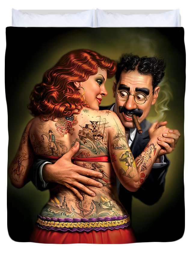 Lydia The Tattooed Lady 3D Customized Duvet Cover Bedding Sets