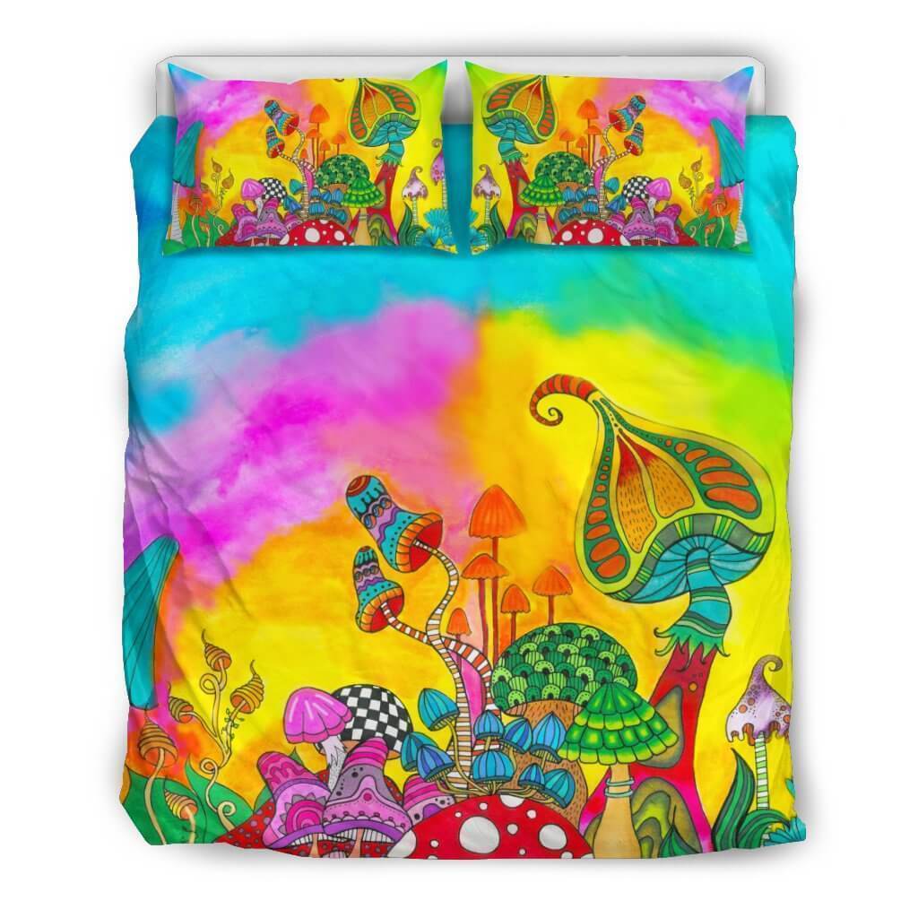 Magic mushroom bedding set