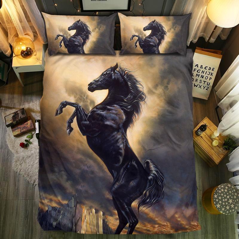 Majestic Horse3D Customized Duvet Cover Bedding Sets
