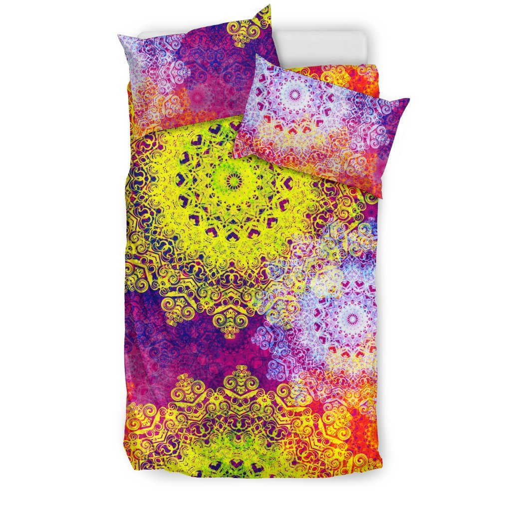 Mandala Colorful 3D Customized Duvet Cover Bedding Sets