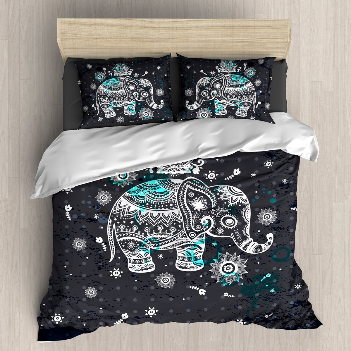 Mandala Elephant 3D Customized Duvet Cover Bedding Sets