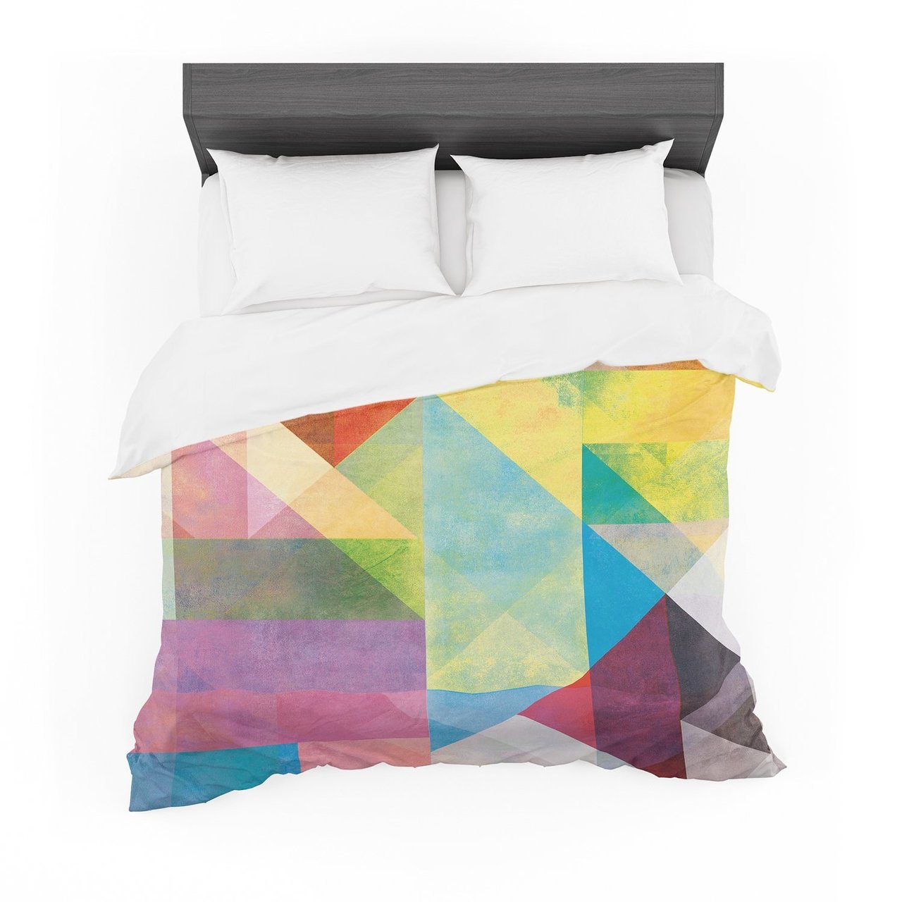 Mareike Boehmer ‘Color Blocking II’ Rainbow Abstract Cotton3D Customized Duvet Cover Bedding Sets