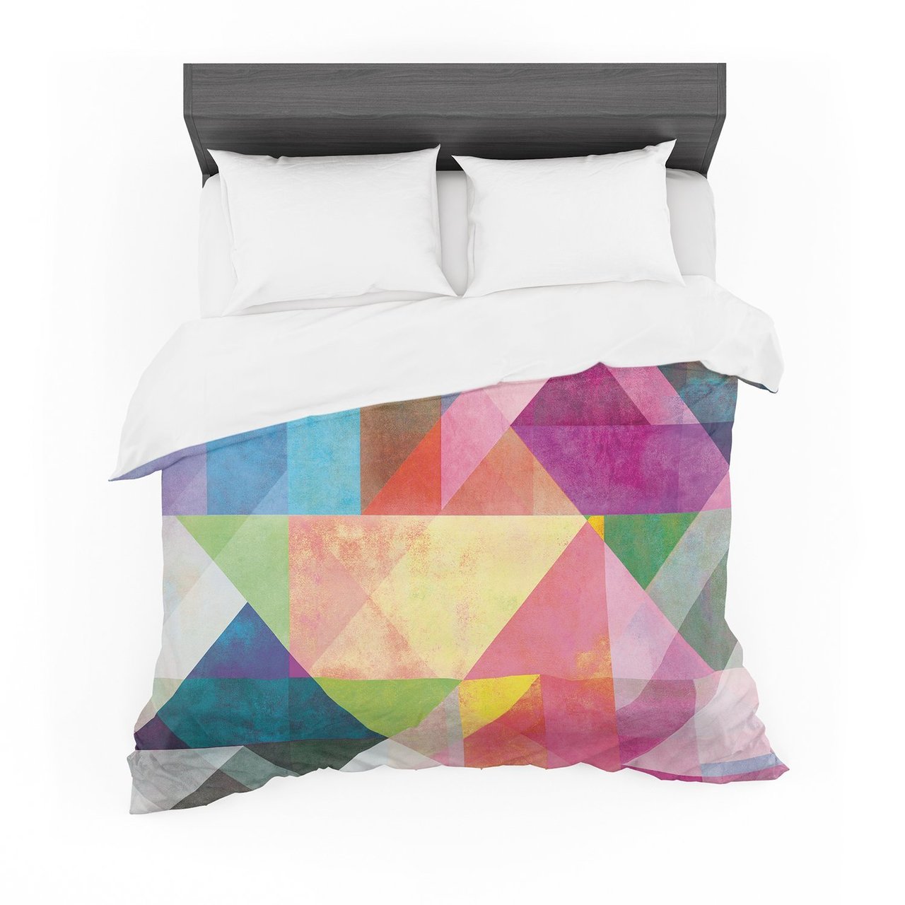 Mareike Boehmer ‘Color Blocking’ Rainbow Abstract Cotton3D Customized Duvet Cover Bedding Sets