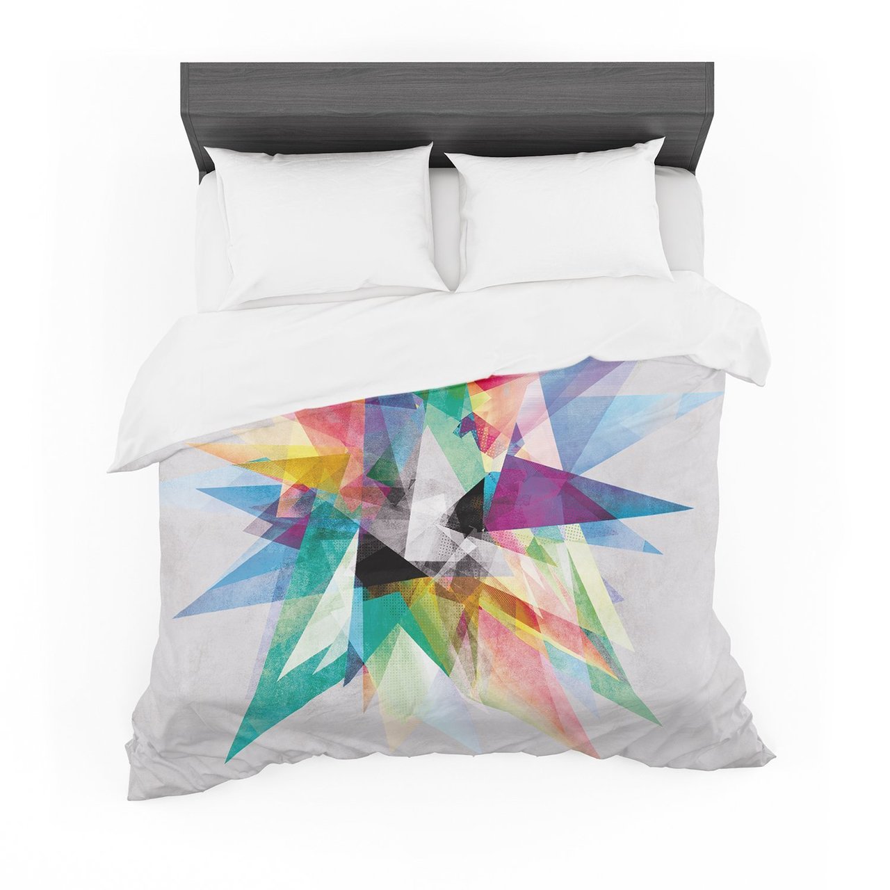 Mareike Boehmer ‘Colorful’ Rainbow Abstract Cotton3D Customized Duvet Cover Bedding Sets