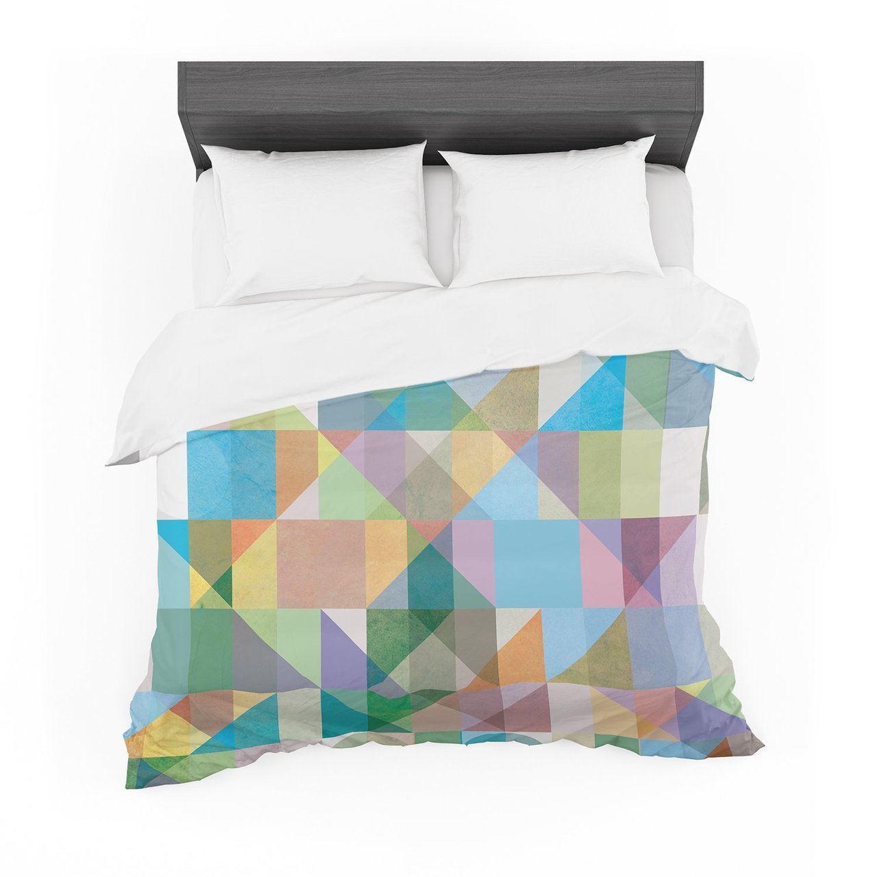Mareike Boehmer ‘Graphic 74’ Rainbow Abstract Cotton3D Customized Duvet Cover Bedding Sets