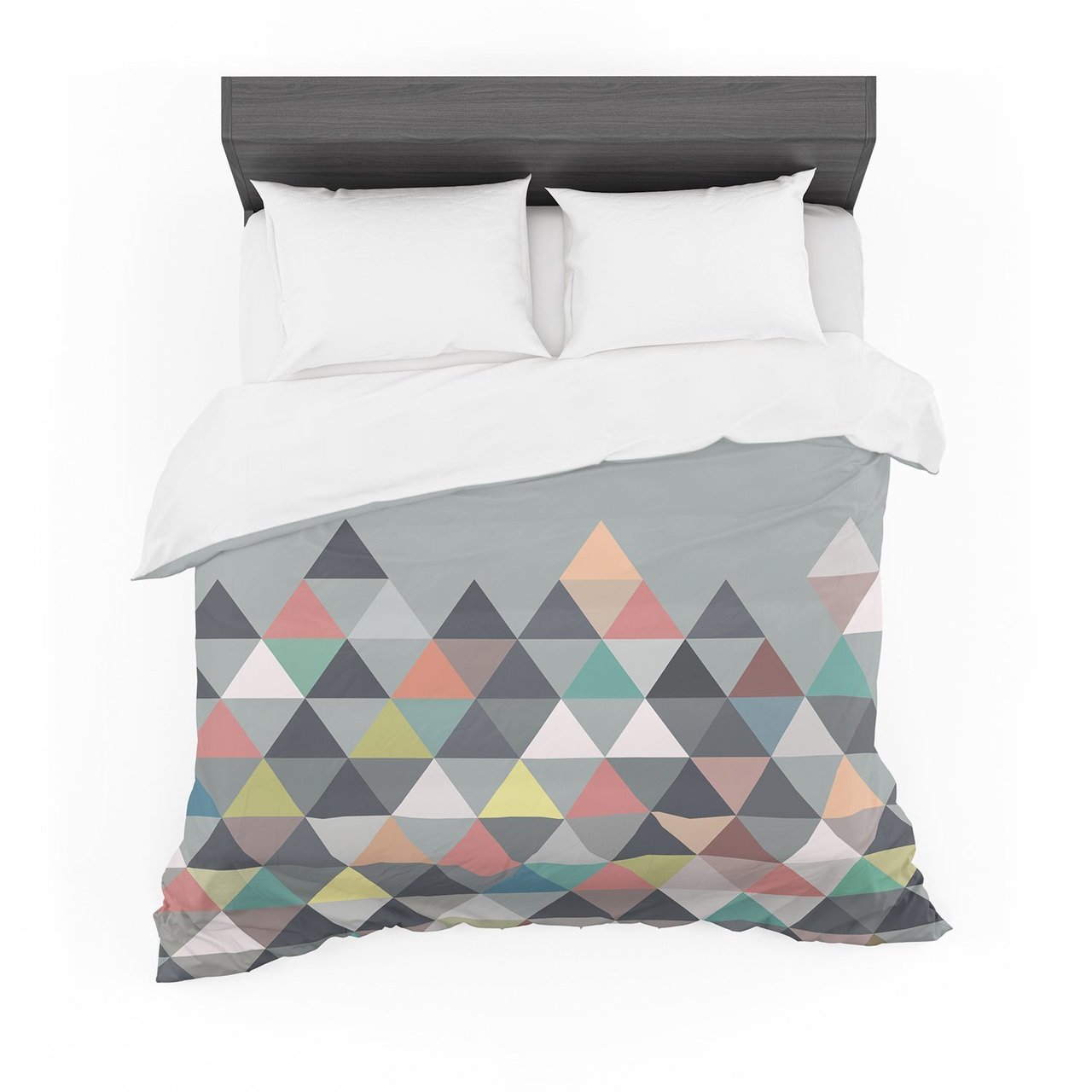 Mareike Boehmer ‘Nordic Combination’ Gray Abstract Cotton3D Customized Duvet Cover Bedding Sets