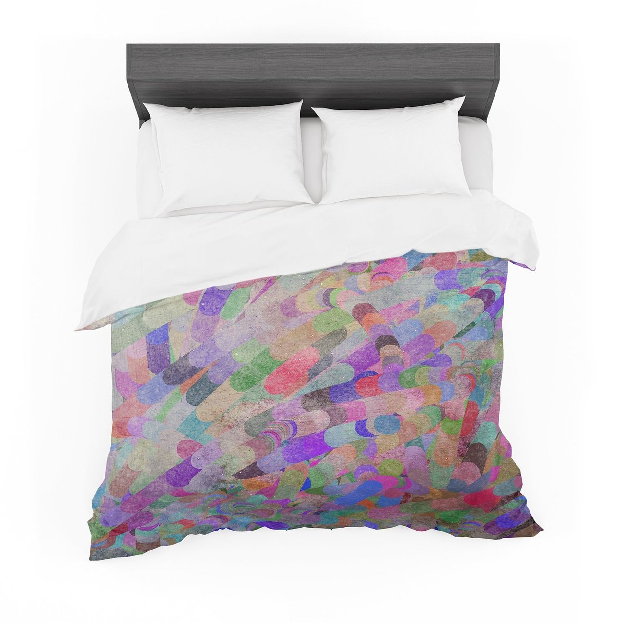 Marianna Tankelevich ‘Abstract’ Rainbow Cotton3D Customized Duvet Cover Bedding Sets