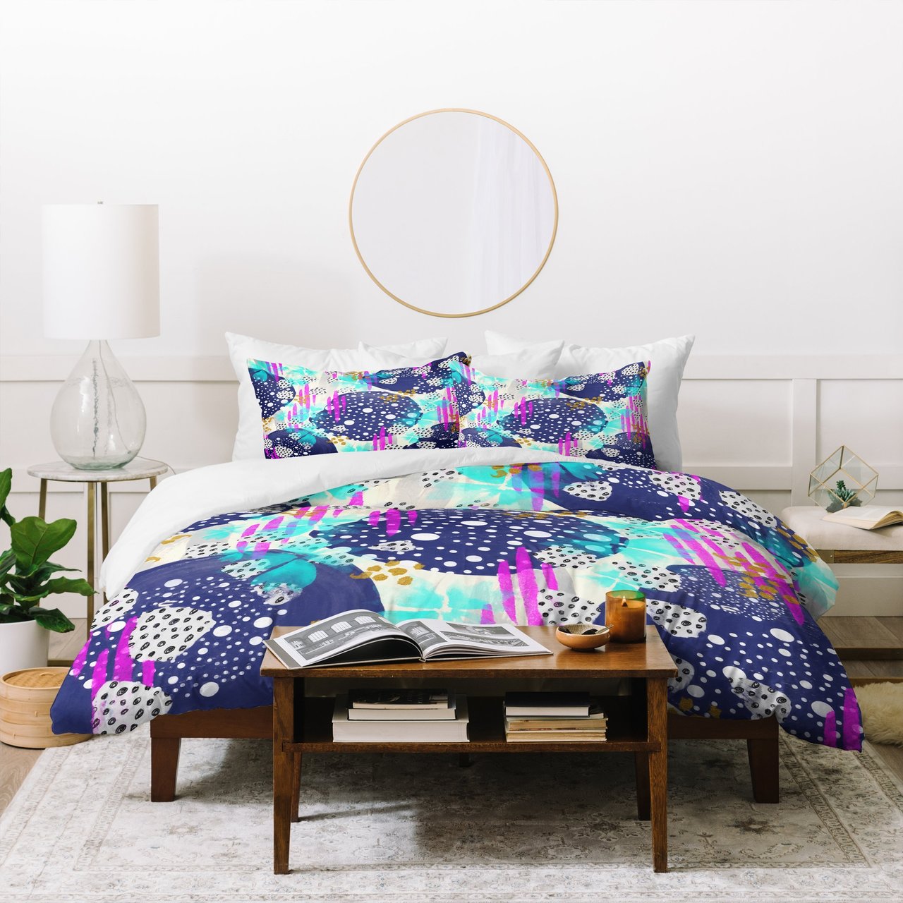 Marta Barragan Camarasa Abstract spring Duvet Cover