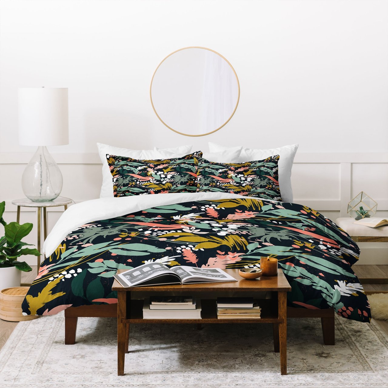 Marta Barragan Camarasa Brushstrokes of nature II Duvet Cover