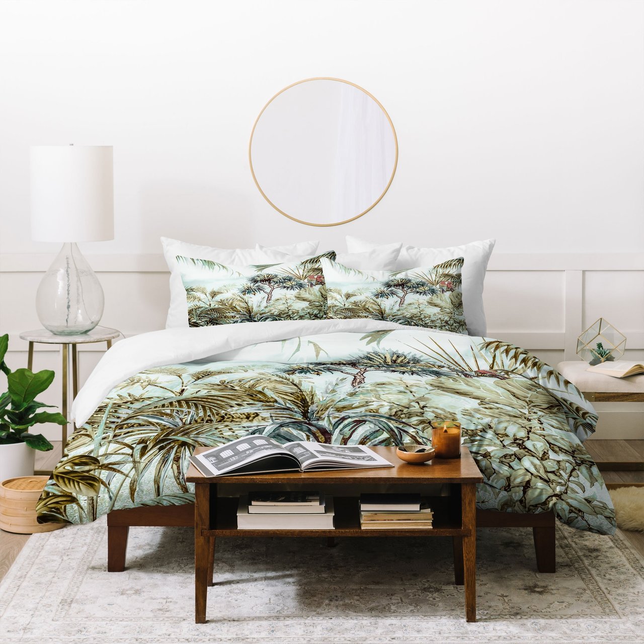 Marta Barragan Camarasa Jungle landscape Duvet Cover