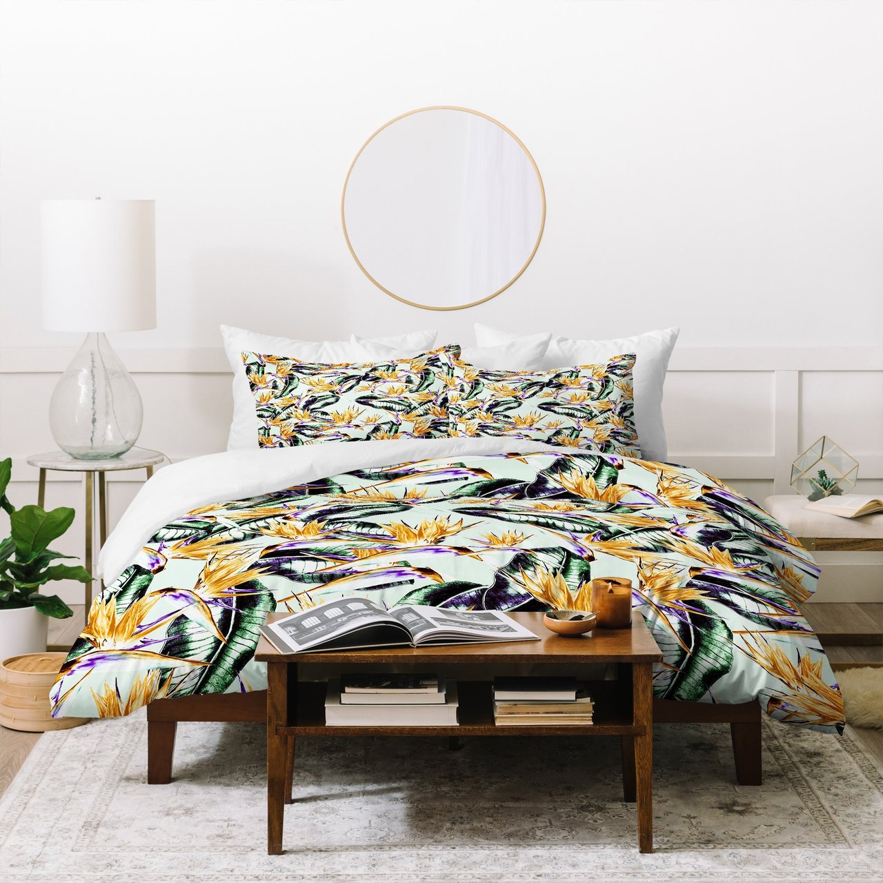Marta Barragan Camarasa Pattern floral exotic Duvet Cover