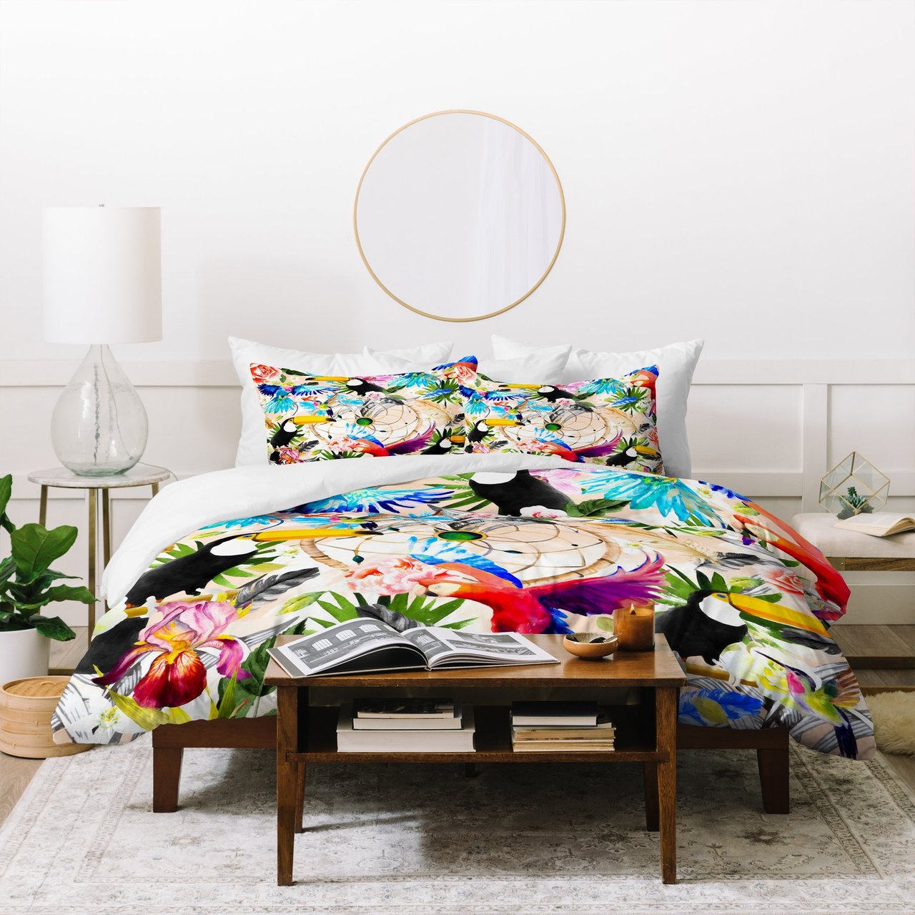 Marta Barragan Camarasa Tropical Boho Duvet Cover