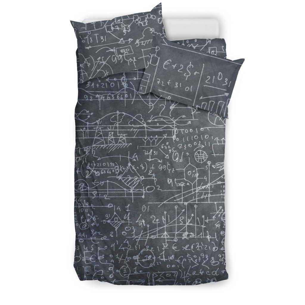 Math Chemistry 3D Customized Duvet Cover Bedding Sets