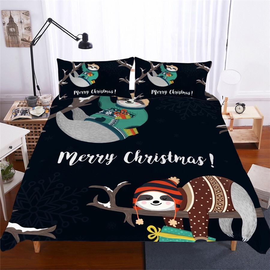 Merry Christmas Withloth On Tree 3D Customized Duvet Cover Bedding Sets