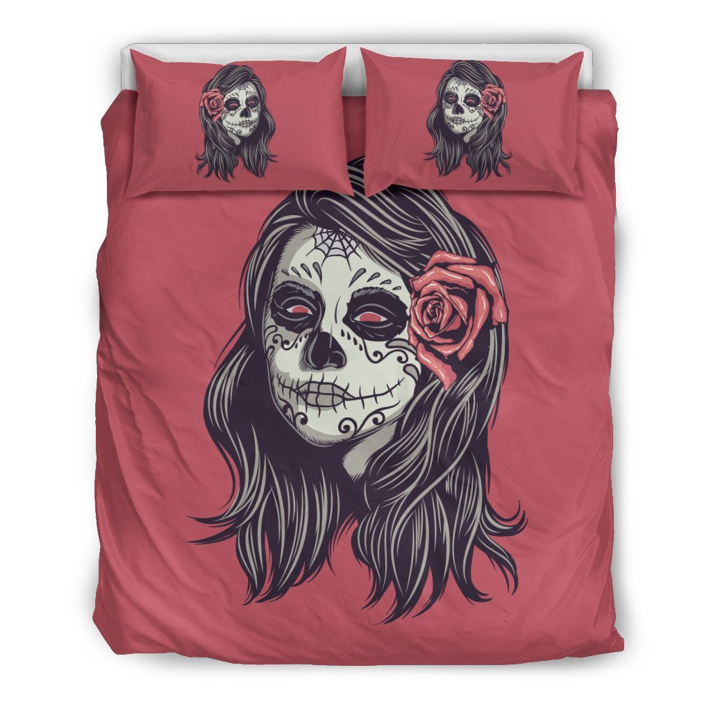 Mexicanugar Ladies (Black)3D Customized Duvet Cover Bedding Sets