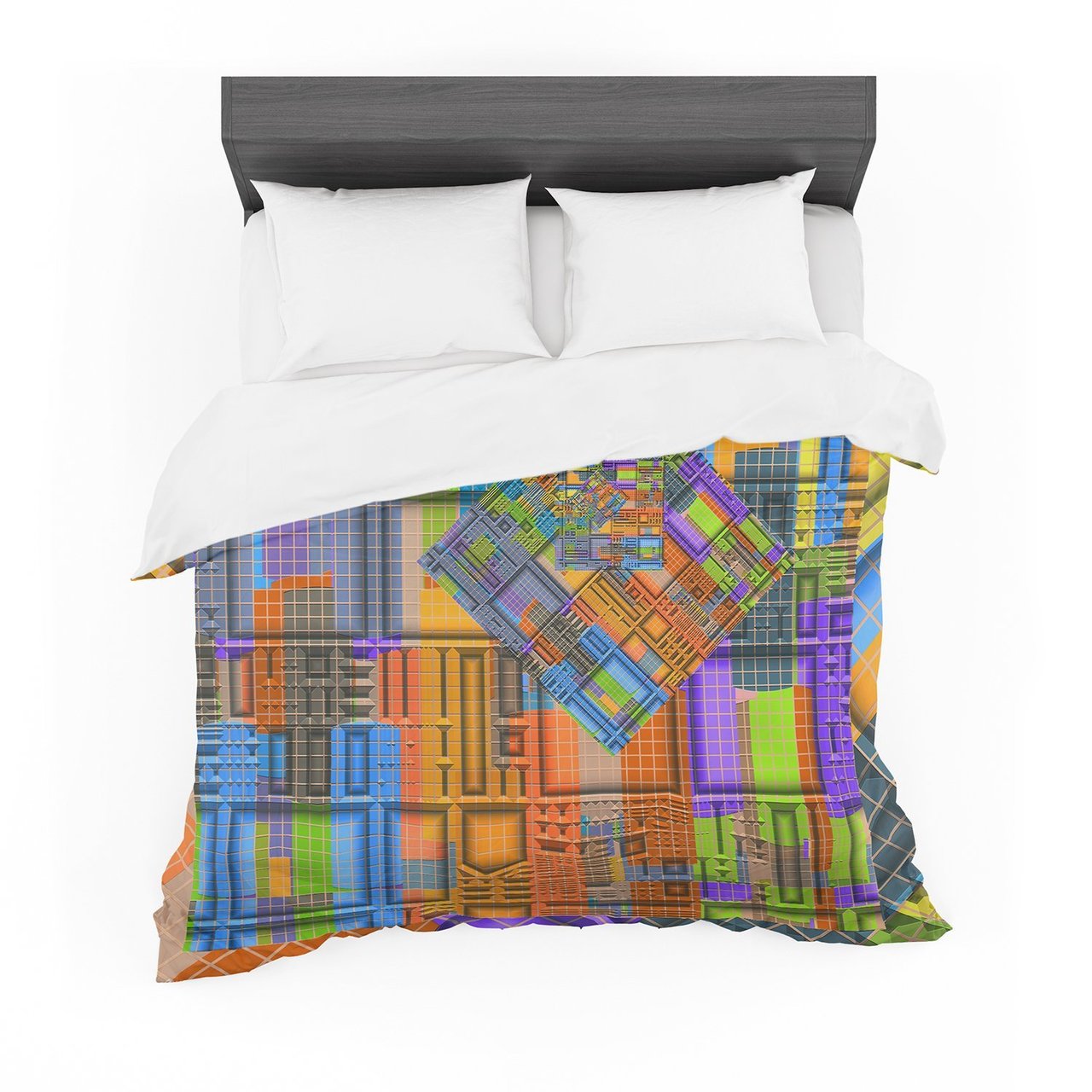 Michaelussna ‘Tile Rep’ Abstract Featherweight3D Customized Duvet Cover Bedding Sets