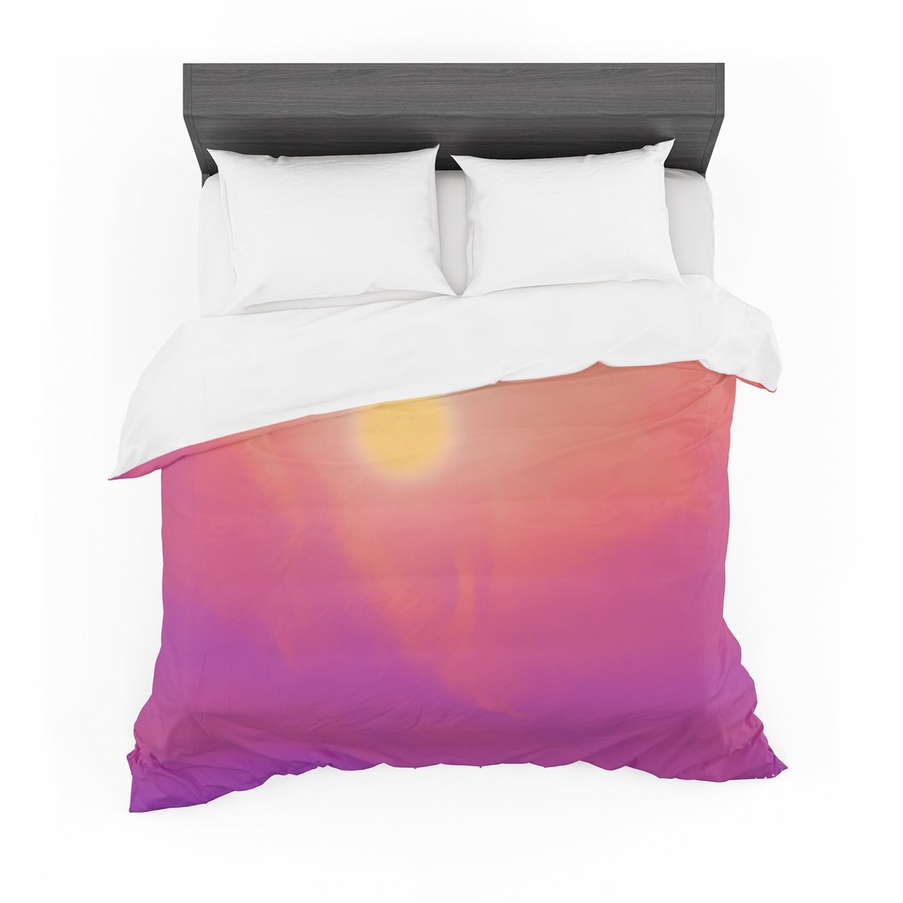 Michaelussna ‘Yosemite Dawn’ Pink Orange Featherweight3D Customized Duvet Cover Bedding Sets