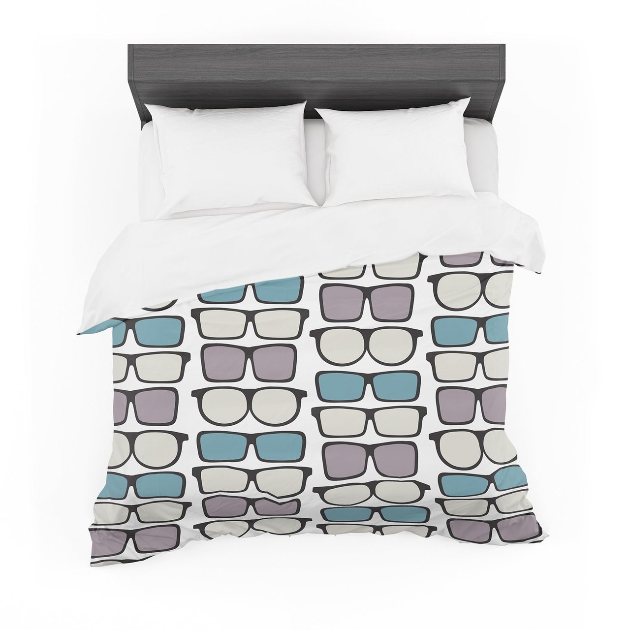 Michelle Drew ‘Spectacles Geek Chic’ Cotton3D Customized Duvet Cover Bedding Sets