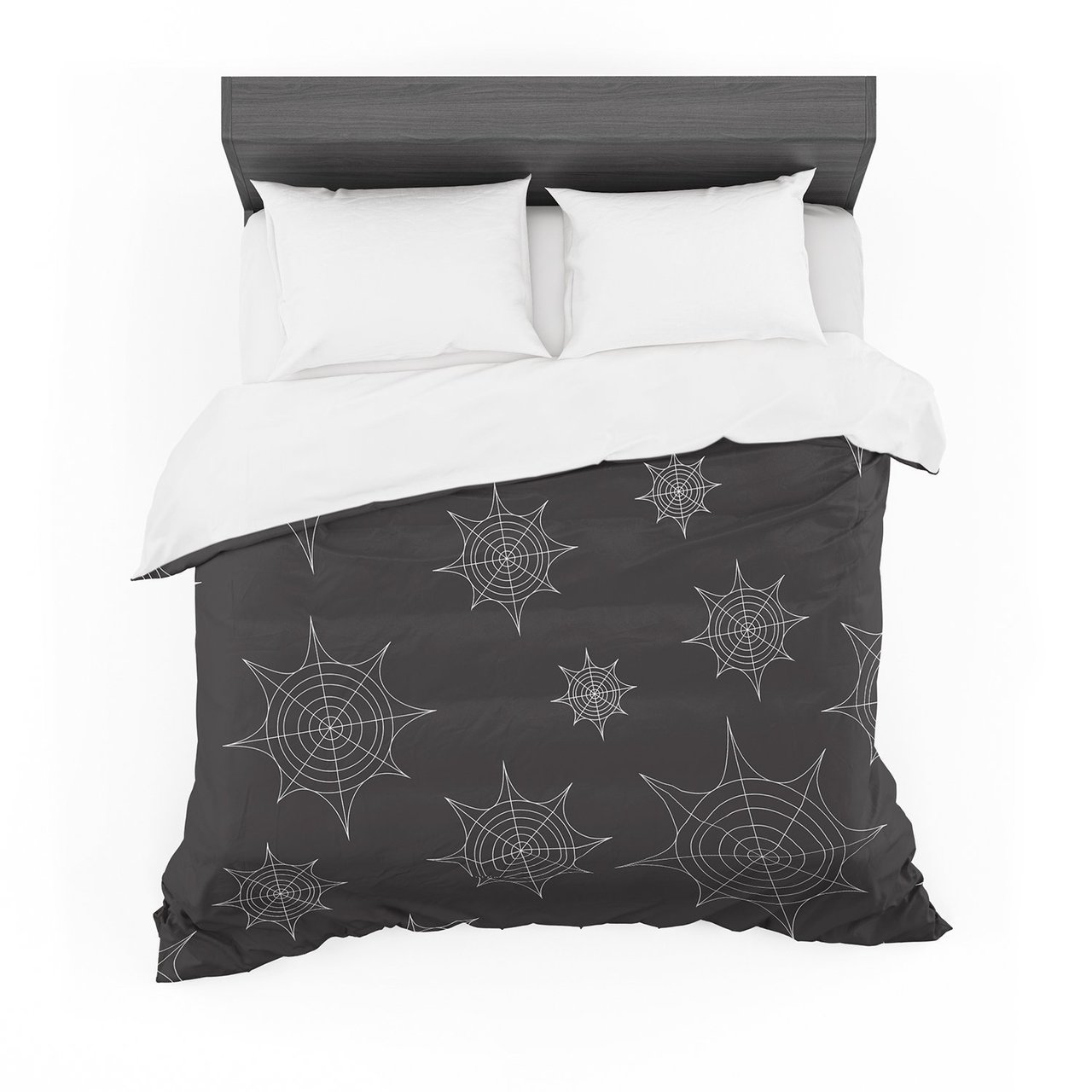 Mini Webs Black Featherweight3D Customized Duvet Cover Bedding Sets