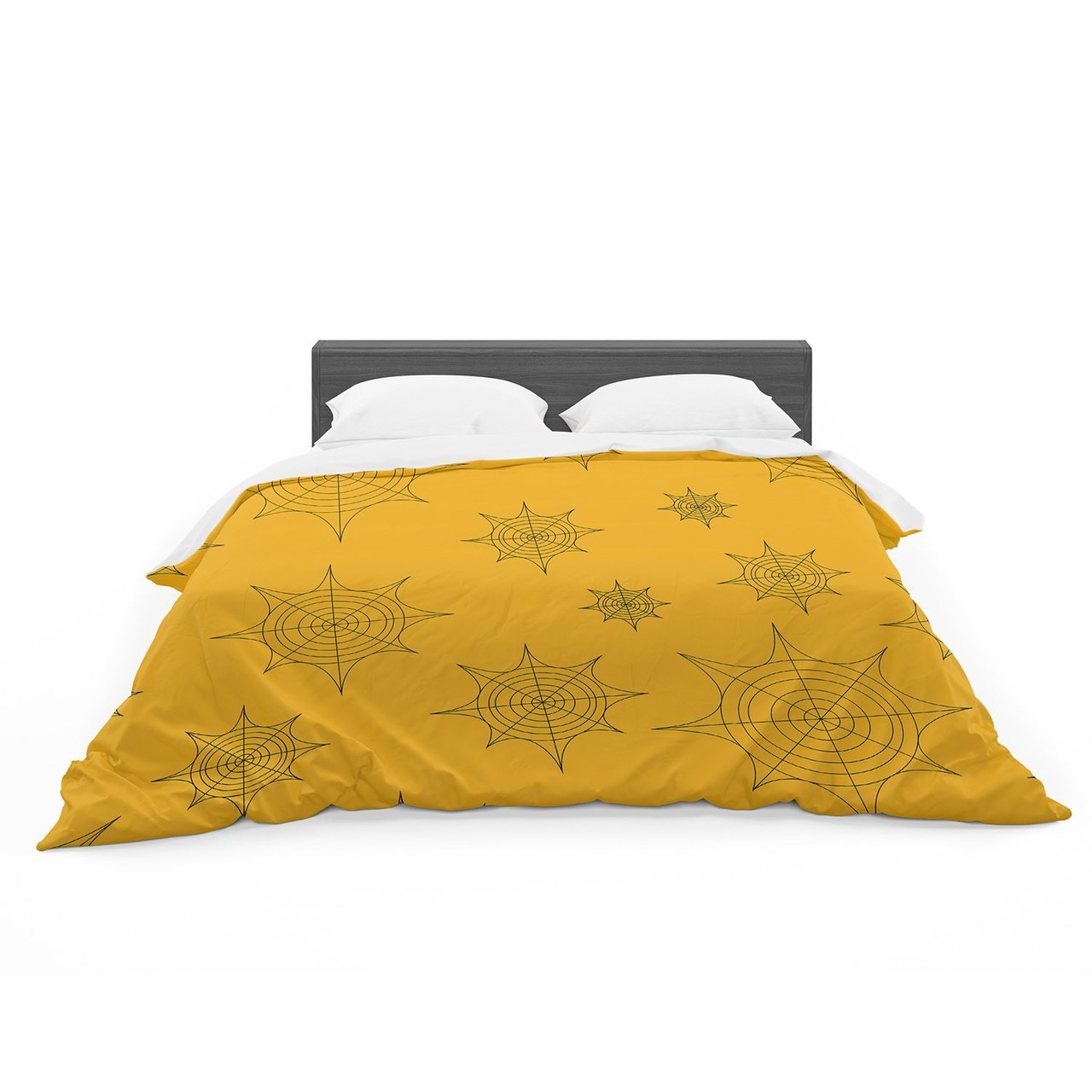 Mini Webs Orange Featherweight3D Customized Duvet Cover Bedding Sets