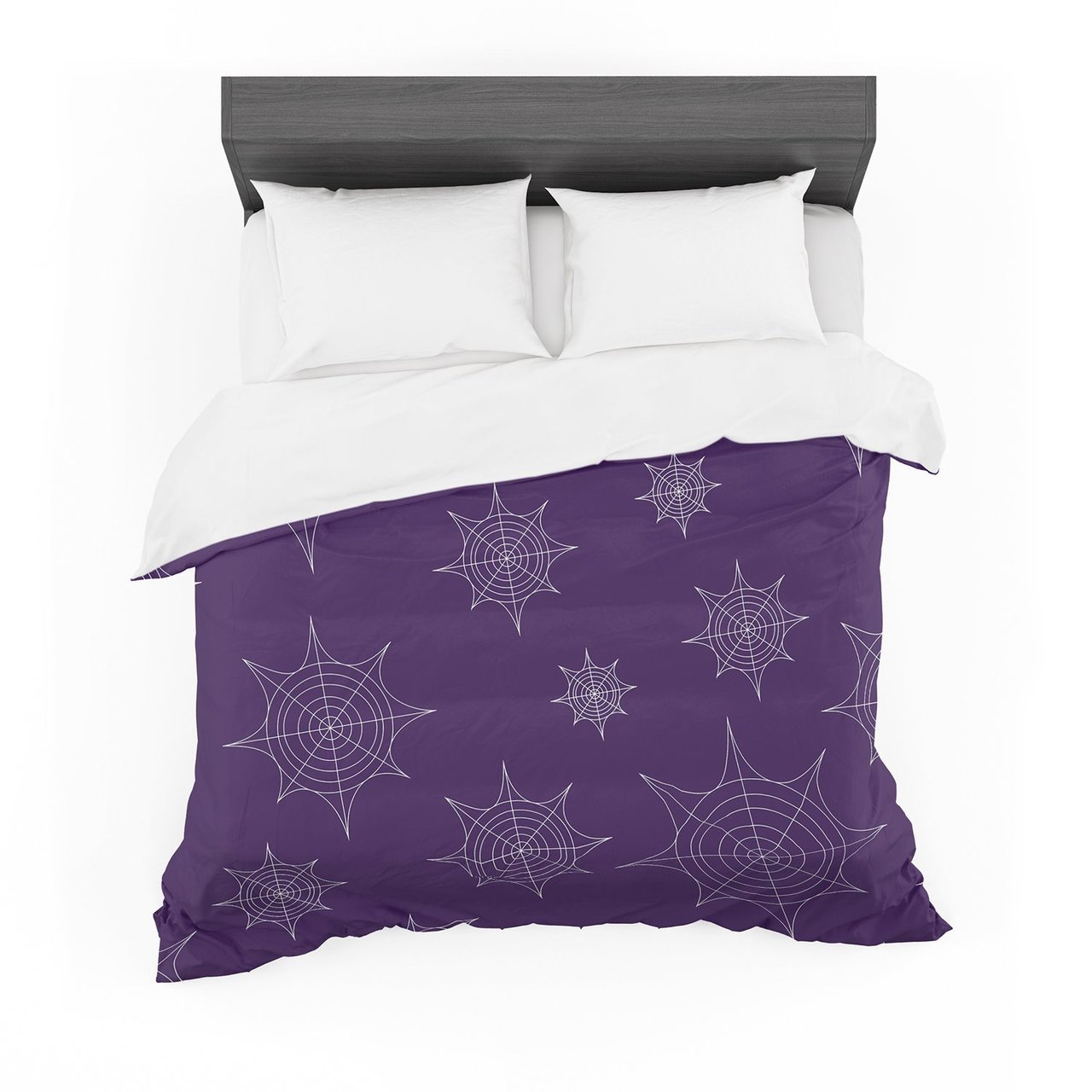 Mini Webs Purple Featherweight3D Customized Duvet Cover Bedding Sets