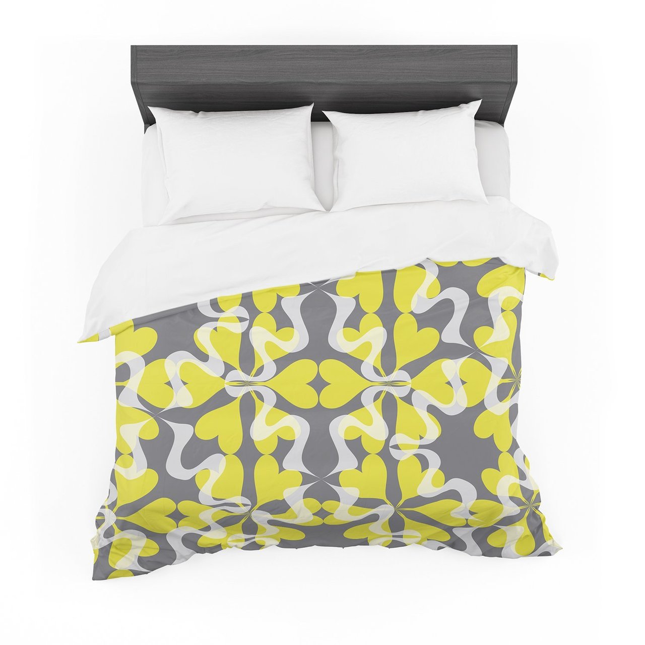 Miranda Mol ‘Flowering Hearts’ Cotton3D Customized Duvet Cover Bedding Sets