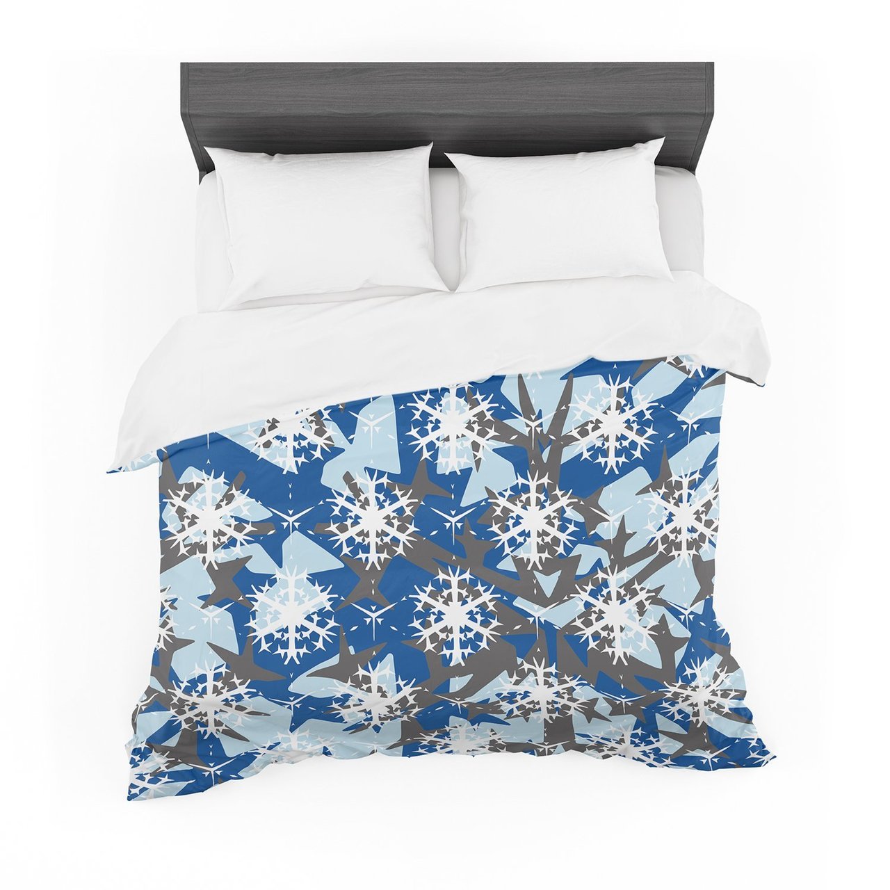 Miranda Mol ‘Ice Topography’ Cotton3D Customized Duvet Cover Bedding Sets