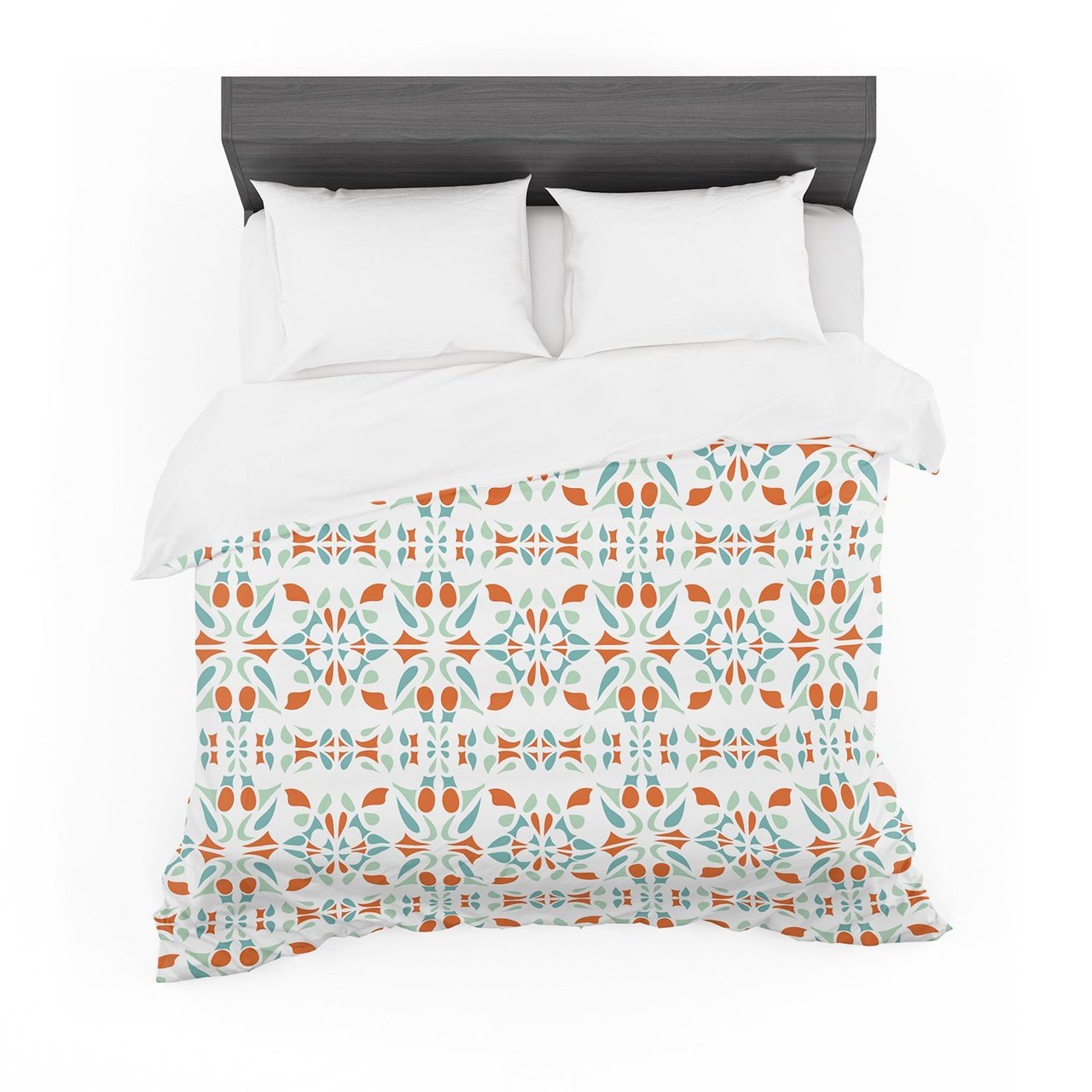 Miranda Mol ‘Italian Kitchen Orange Green’ Cotton3D Customized Duvet Cover Bedding Sets