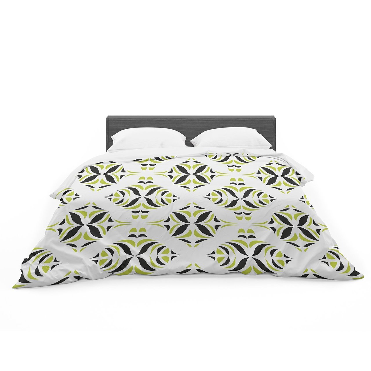 Miranda Mol ‘Lime Green Rainforest’ Cotton3D Customized Duvet Cover Bedding Sets