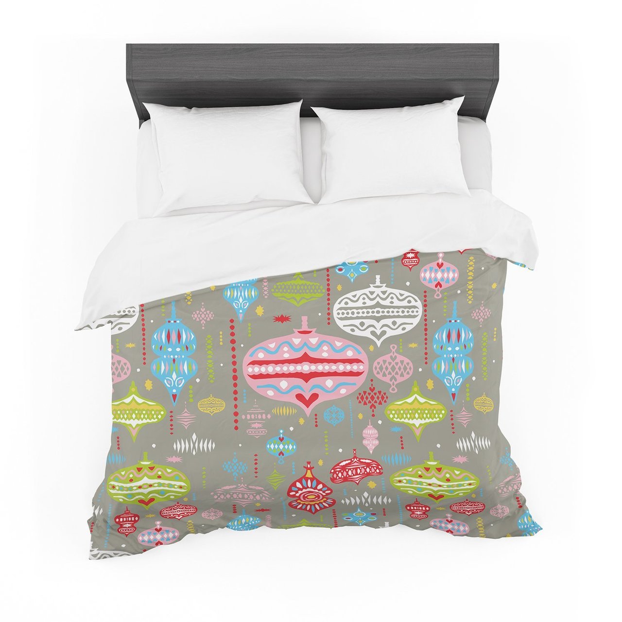 Miranda Mol ‘Ornateilver’ Ornaments Featherweight3D Customized Duvet Cover Bedding Sets