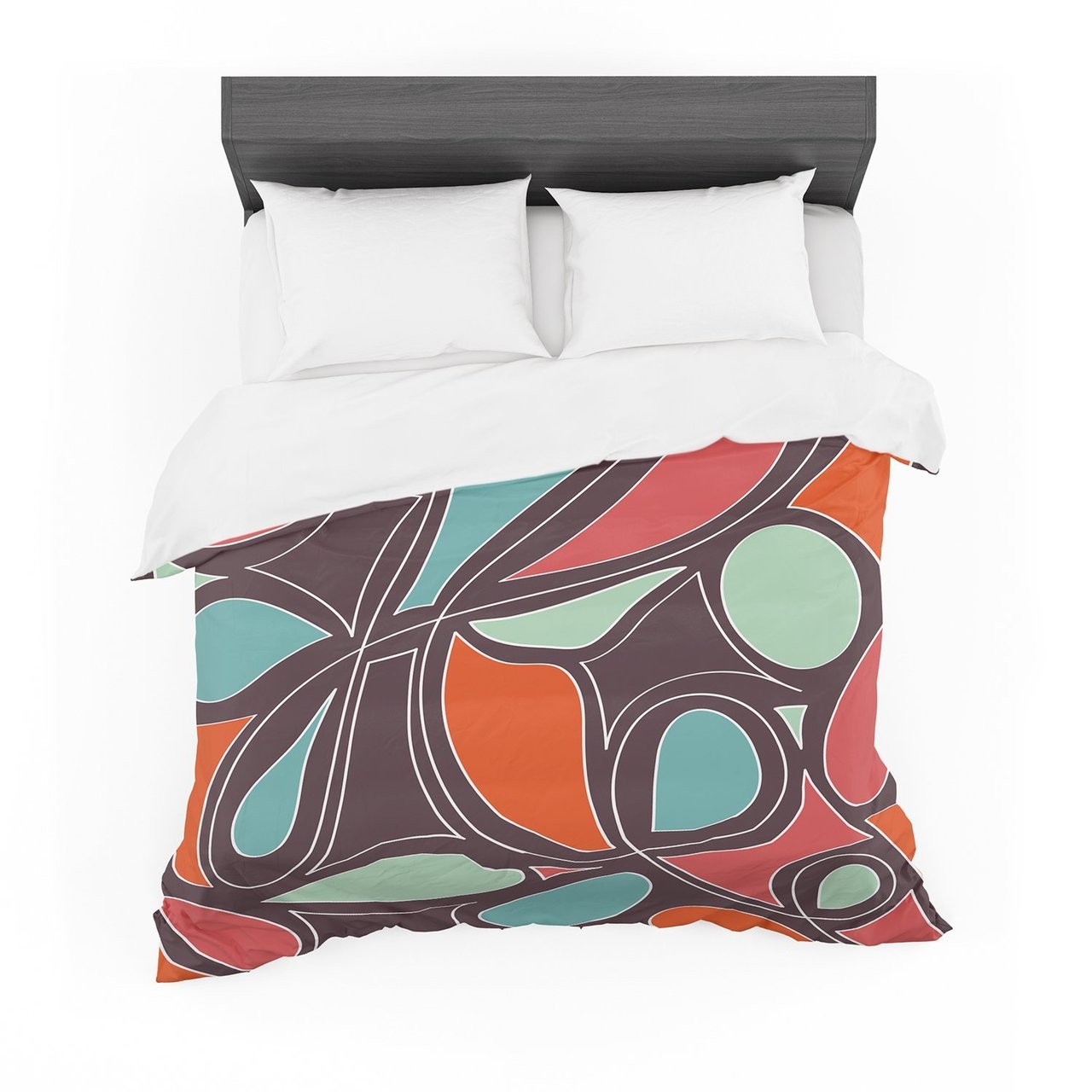 Miranda Mol ‘Retrowirl’ Featherweight3D Customized Duvet Cover Bedding Sets