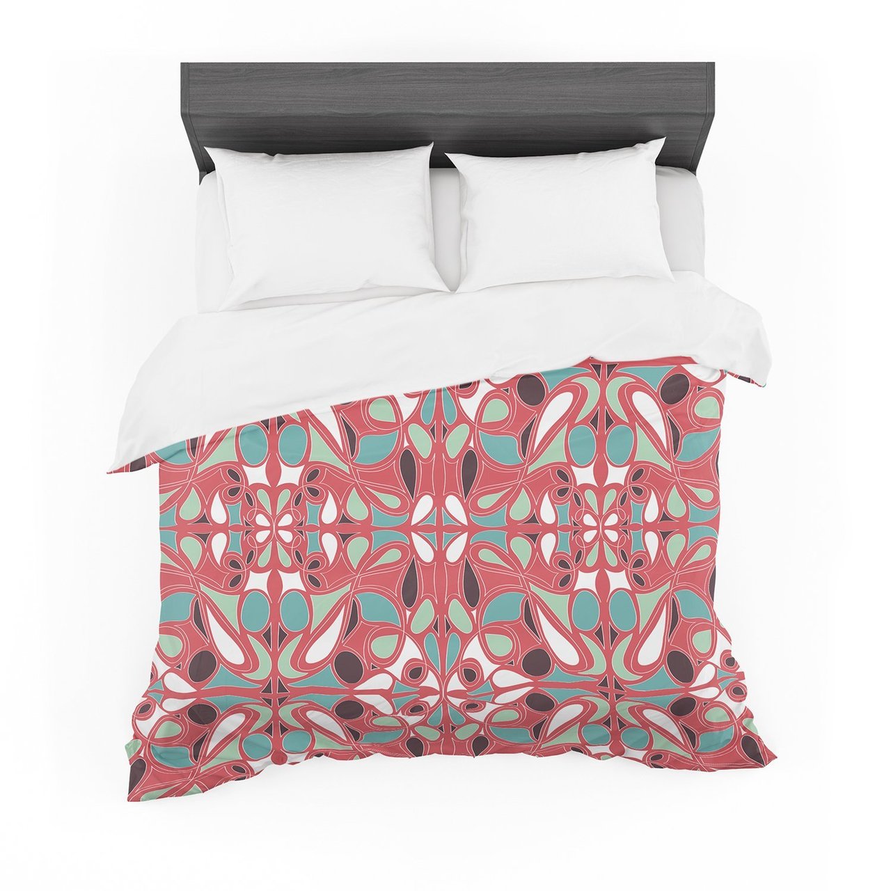 Miranda Mol ‘Stained Glass Pink’ Cotton3D Customized Duvet Cover Bedding Sets