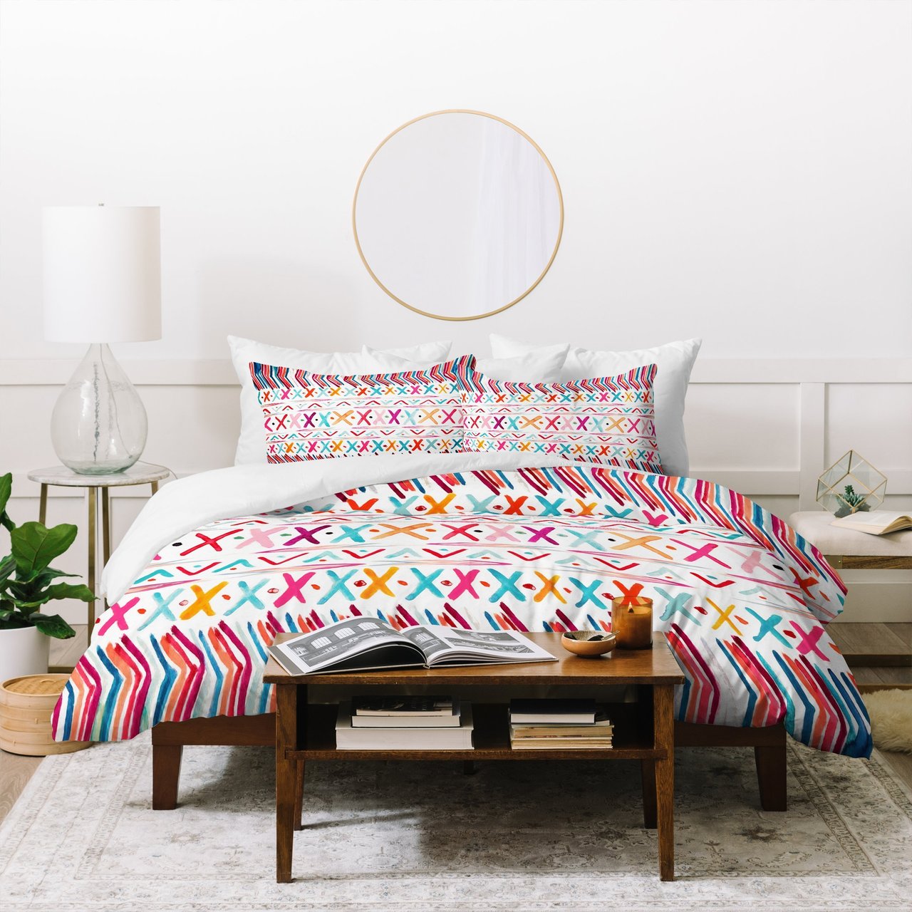 Monika Strigel Crazy Echo Duvet Cover